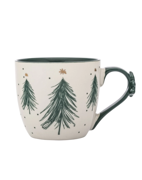 Zdjęcie: Kubek choinka zielona 460 ml z dekoracją na uchu ALTOM DESIGN