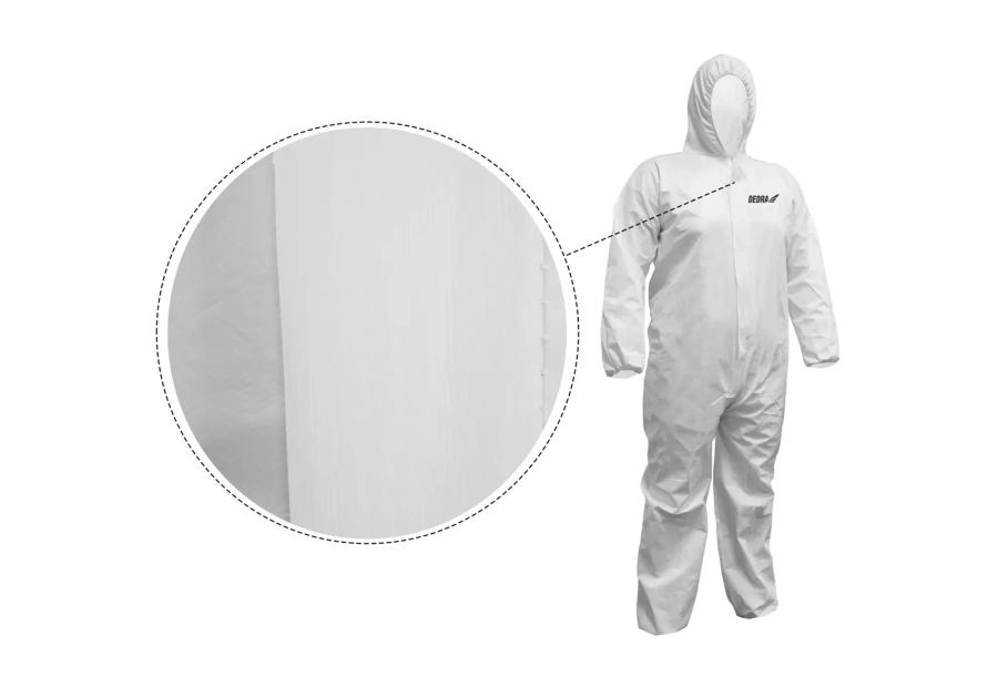 Zdjęcie: Kombinezon malarski ochronny z membraną rozmiar XL DEDRA