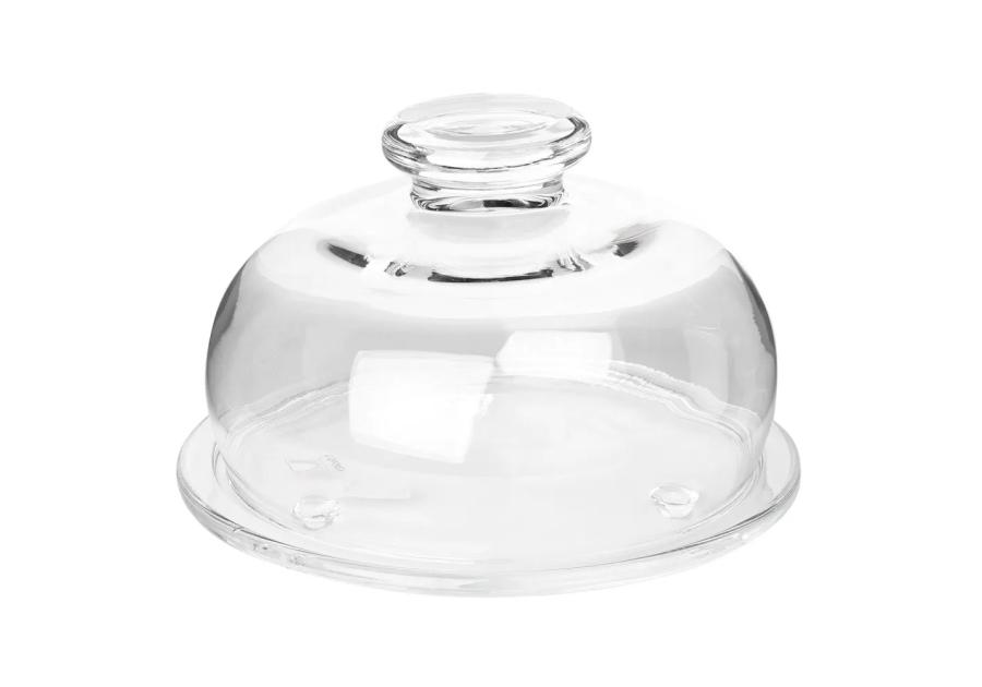 Zdjęcie: Pojemnik na ser ze szklanym spodem średnica 22 cm EDWANEX