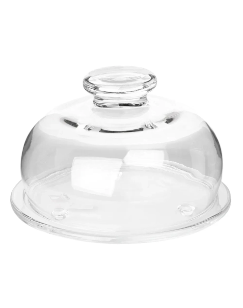 Zdjęcie: Pojemnik na ser ze szklanym spodem średnica 22 cm EDWANEX