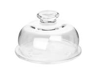 Zdjęcie: Pojemnik na ser ze szklanym spodem średnica 22 cm EDWANEX