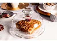 Zdjęcie: Pojemnik na ser ze szklanym spodem średnica 22 cm EDWANEX