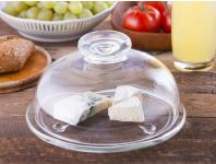 Zdjęcie: Pojemnik na ser ze szklanym spodem średnica 22 cm EDWANEX