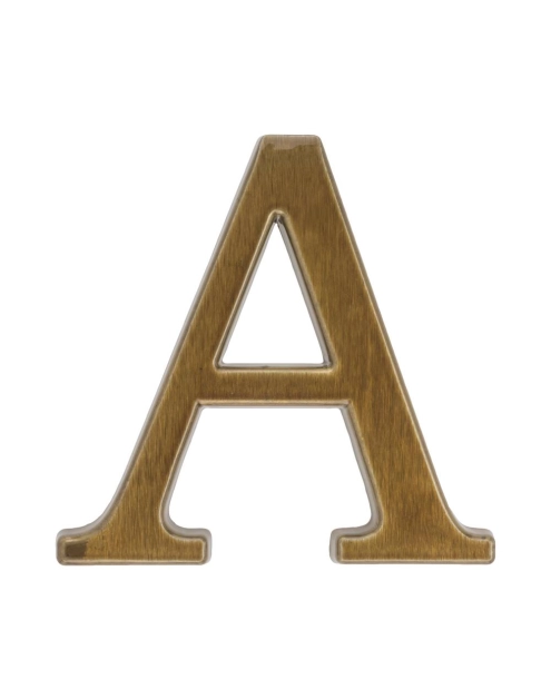 Zdjęcie: Litera aluminiowa "A" 105 mm brąz transparent METRO