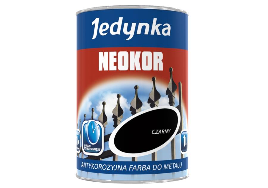 Zdjęcie: Podkład antykorozyjne Neokor 1 L czerwony JEDYNKA