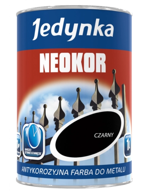 Zdjęcie: Podkład antykorozyjne Neokor 1 L czerwony JEDYNKA