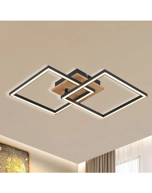 Zdjęcie: Plafon Alma 2K Wood LED ADRILUX