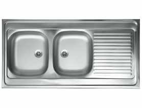 Zlewozmywak nakładany 60x120 cm KUCHINOX