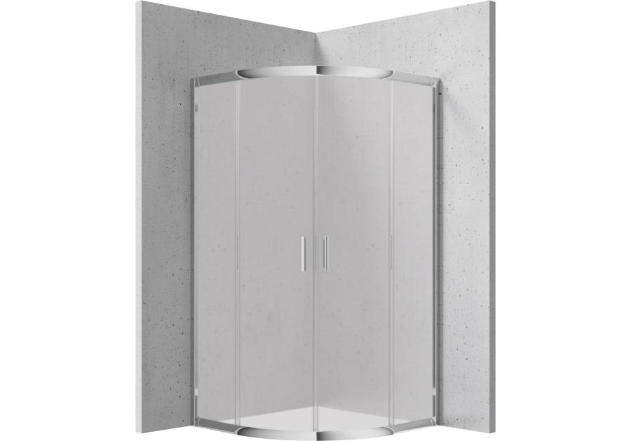 Zdjęcie: Kabina prysznicowa Funkia Evo półokrągła 90x90 cm - wysokość 170 cm DEANTE