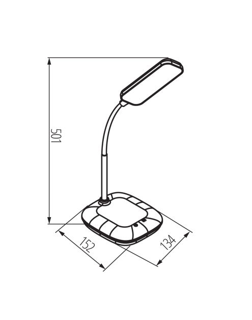 Zdjęcie: Lampka biurkowa LED Osest B KINGBERRY