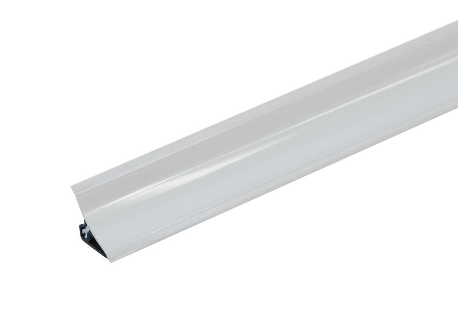 Zdjęcie: Listwa przyblatowa wklęsła szeroka BL 33 mm PVC 3 m biała CEZAR