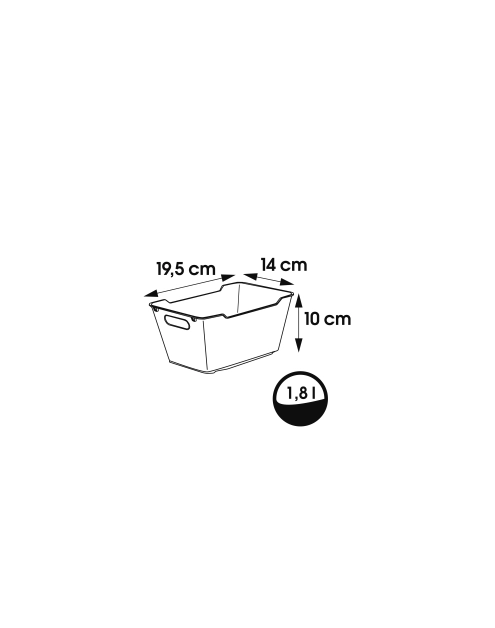 Zdjęcie: Pojemnik lifestyle-box lotta 1,8 L transparent KEEEPER