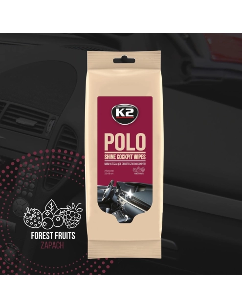 Zdjęcie: Chusteczki do kokpitu Polo Shine Wipes K2