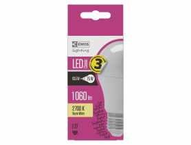 Żarówka LED Classic A60, E27, 10,7 W (75 W), 1060 lm, ciepła biel EMOS