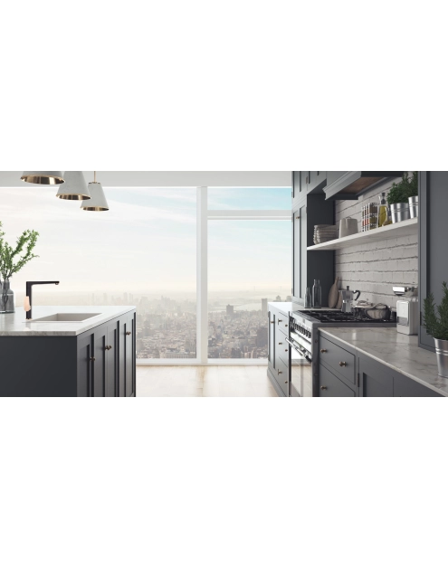 Zdjęcie: Bateria zlewozmywakowa Midnight złota INVENA