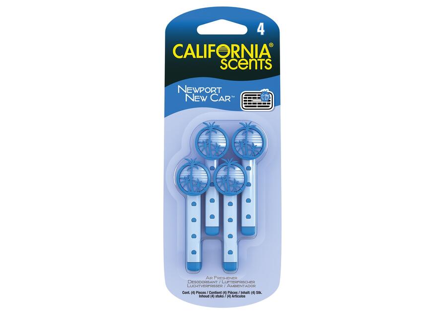 Zdjęcie: Vent Sticks do nawiewu w samochodzie Newport NewCar 4 szt. CALIFORNIA SCENTS
