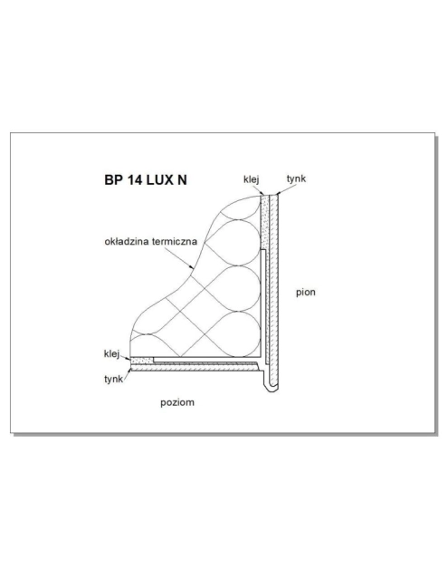 Zdjęcie: Okapnik PVC z siatką podtynkową BP14 lux BELLA-PLAST