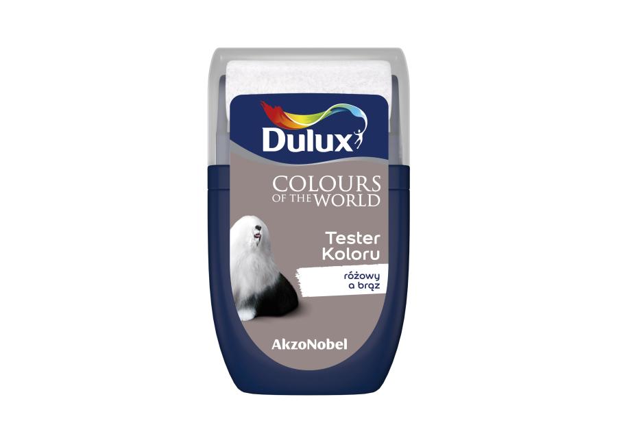 Zdjęcie: Tester farby Kolory Świata 0,03 L różowy a brąz DULUX