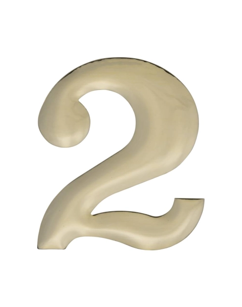 Zdjęcie: Cyfra 2 kolor mosiądz 37 mm METRO