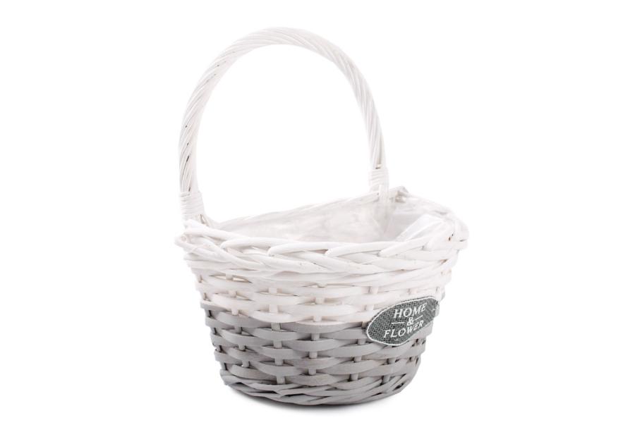 Zdjęcie: Koszyk kwietnik zawieszany 24x16x14/27 cm TIN TOURS