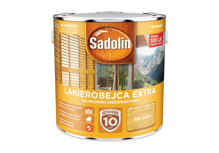 Zdjęcie: Lakierobejca Extra 2,5 L dąb jasny SADOLIN