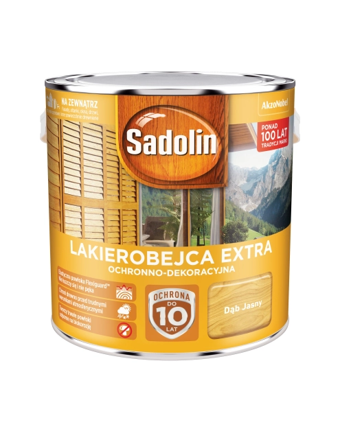 Zdjęcie: Lakierobejca Extra 2,5 L dąb jasny SADOLIN