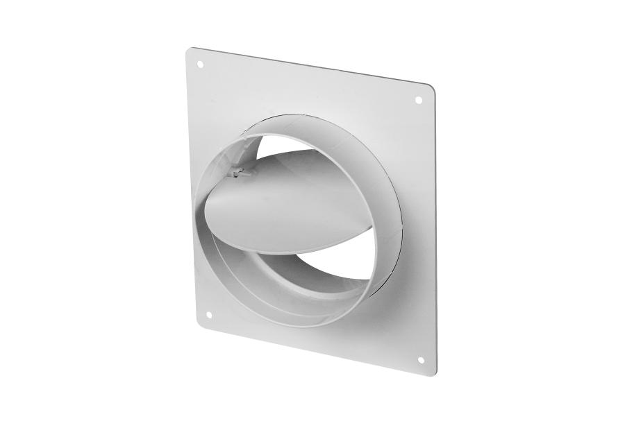 Zdjęcie: Kołnierz przyścienny okrągły fi125 z zaworem AWENTA