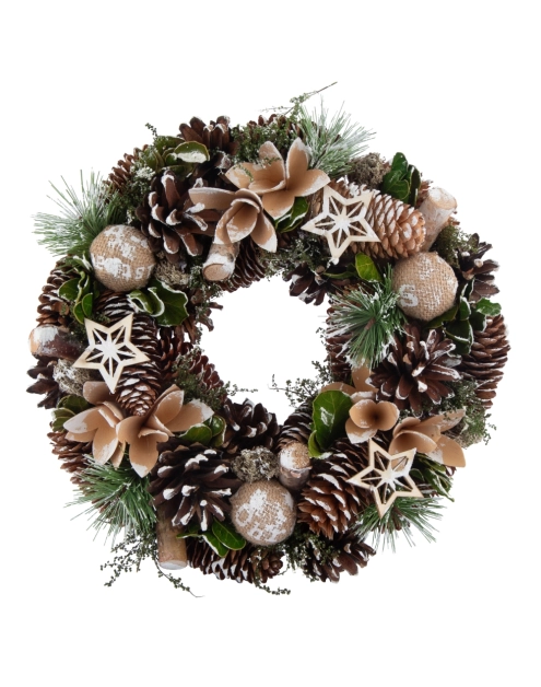 Zdjęcie: Wianek zimowy ze złotymi dodatkami ALTOMDESIGN