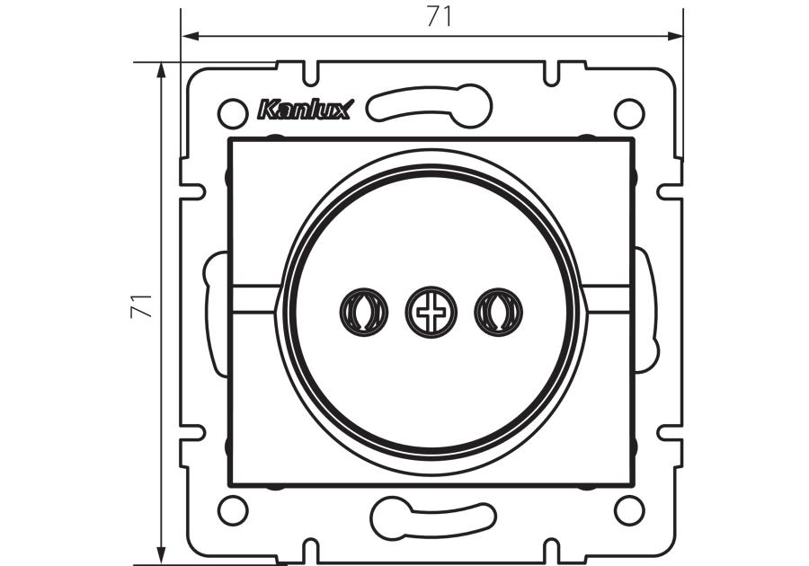 Zdjęcie: Gniazdo zasilające Logi 02-1210-142 MOWION
