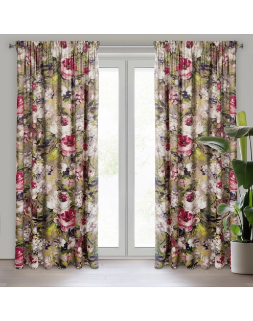 Zdjęcie: Zasłona gotowa Amelie na taśmie 140x270 cm beżowy EUROFIRANY