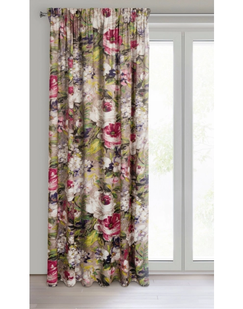 Zdjęcie: Zasłona gotowa Amelie na taśmie 140x270 cm beżowy EUROFIRANY