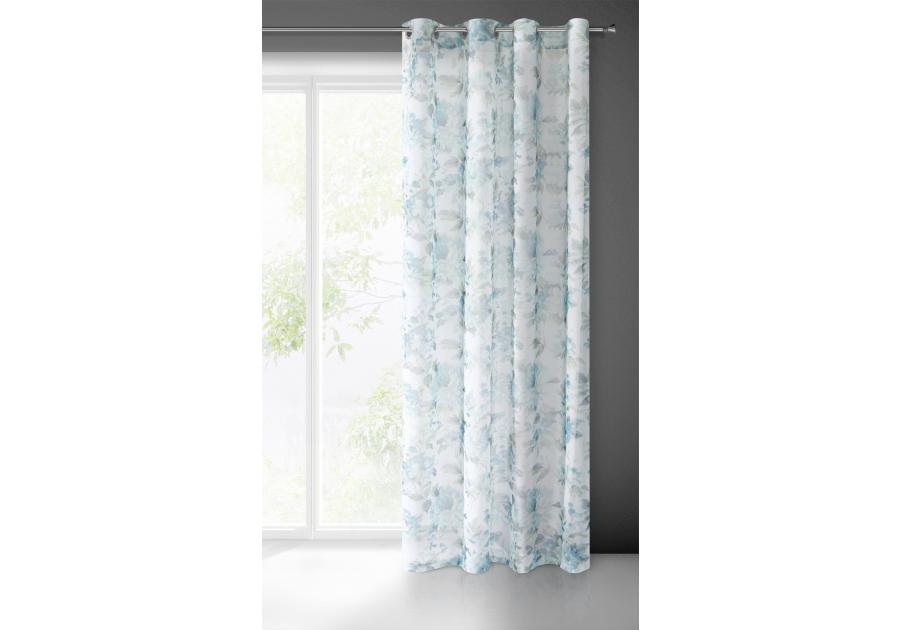 Zdjęcie: Zasłona gotowa Lorein 140x250 cm niebieski EUROFIRANY