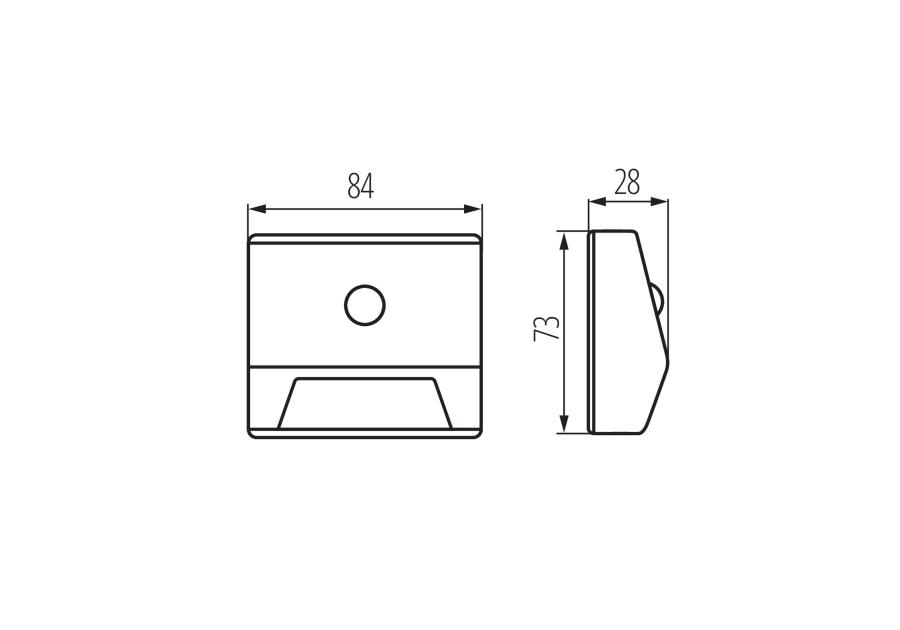 Zdjęcie: Oprawa LED IRS3xAAA PIR W-NW KANLUX