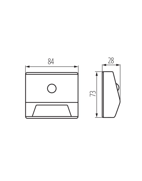Zdjęcie: Oprawa LED IRS3xAAA PIR W-NW KANLUX