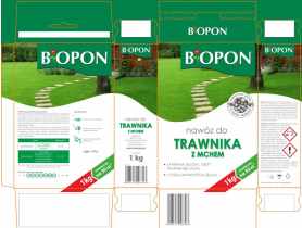 Nawóz do trawnika z mchem 1 kg BOPON