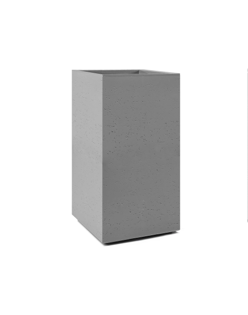 Zdjęcie: Kwietnik Karo 300x300x600 mm beton recycled, szary LAMELA