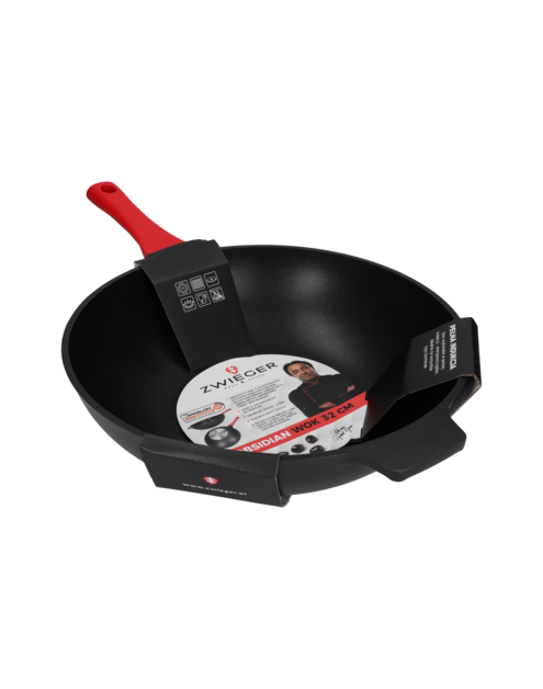 Zdjęcie: Patelnia WOK Obsidian 32 cm ZWIEGER