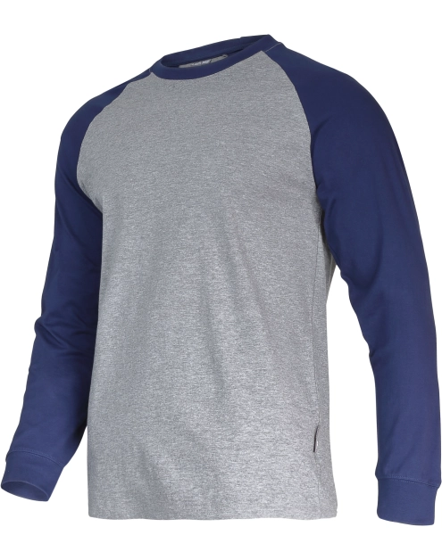 Zdjęcie: Koszulka z długim rękawem 190g/m2, szaro-granatowa, S, CE, LAHTI PRO
