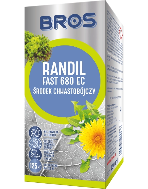 Zdjęcie: Środek chwastobójczy Randil Fast 680 EC zwalcza chwasty i mech 150 ml BROS