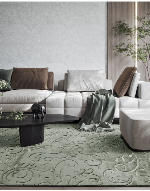 Zdjęcie: Dywan Alaska 80x150 cm liście zielony MULTI-DECOR