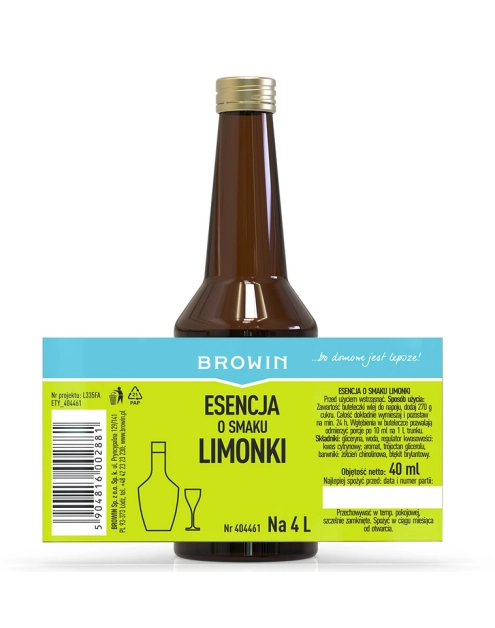 Zdjęcie: Esencja smakowa - Limonka 40 ml 404461 BROWIN