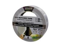 Zdjęcie: Taśma maskująca PVC karbowana 30 mm x 25 m PERFECT