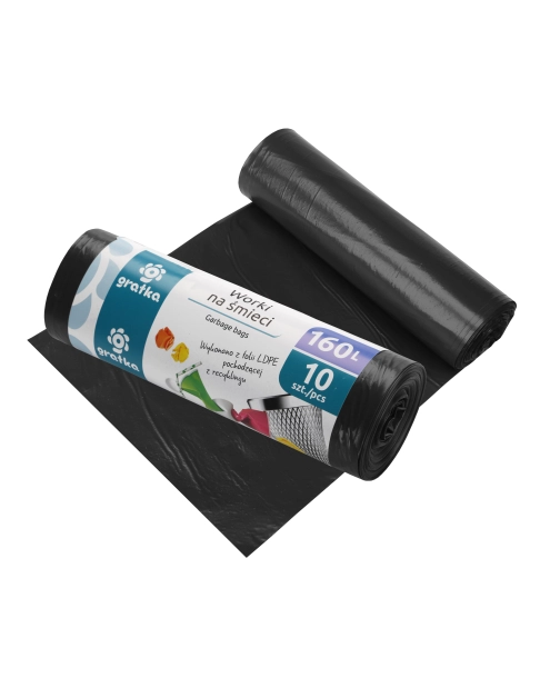 Zdjęcie: Worki na śmieci Gratka 160 L LDPE, 10 sztuk 10709 RAVI