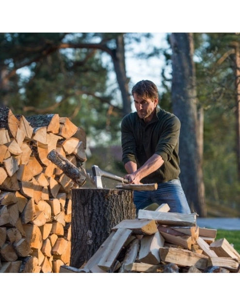 Zdjęcie: Siekiera rozłupująca L- X21 + nóż szefa kuchni FISKARS