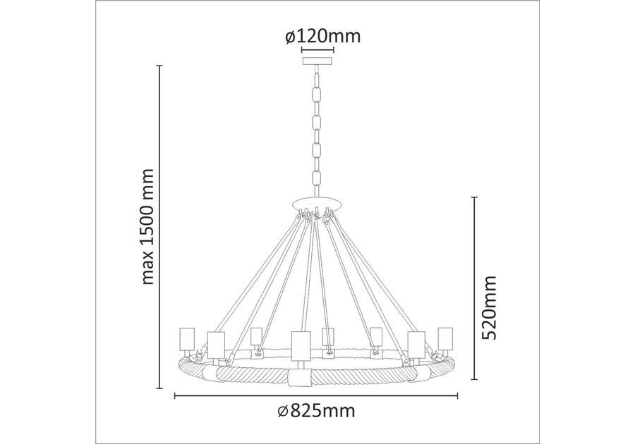 Zdjęcie: Lampa wisząca Arthur IL MIO