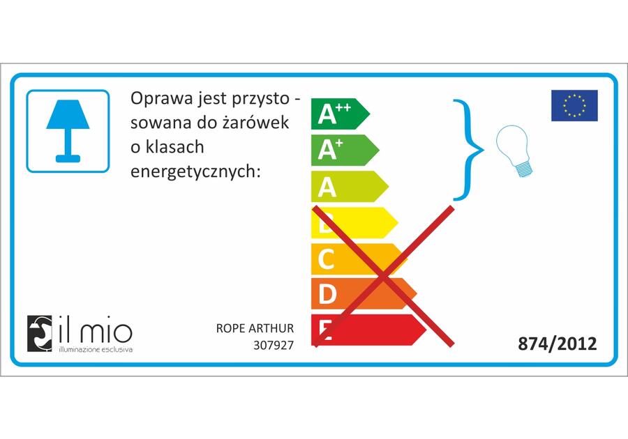 Zdjęcie: Lampa wisząca Arthur IL MIO