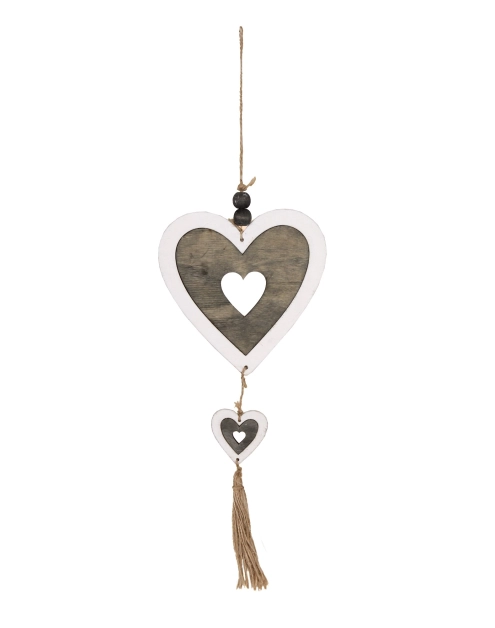 Zdjęcie: Ozdoba zawieszka Serce 40 cm drewniana TIN TOURS