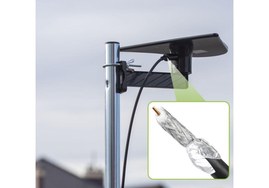 Zdjęcie: Kabel koncentryczny żelowany RG6U PCC102GEL-30 30 m VAYOX