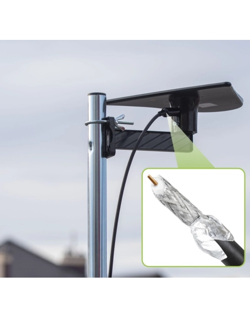 Zdjęcie: Kabel koncentryczny żelowany RG6U PCC102GEL-30 30 m VAYOX