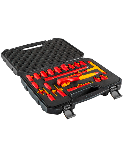 Zdjęcie: Klucze nasadowe 1000V, 19 sztuk NEO